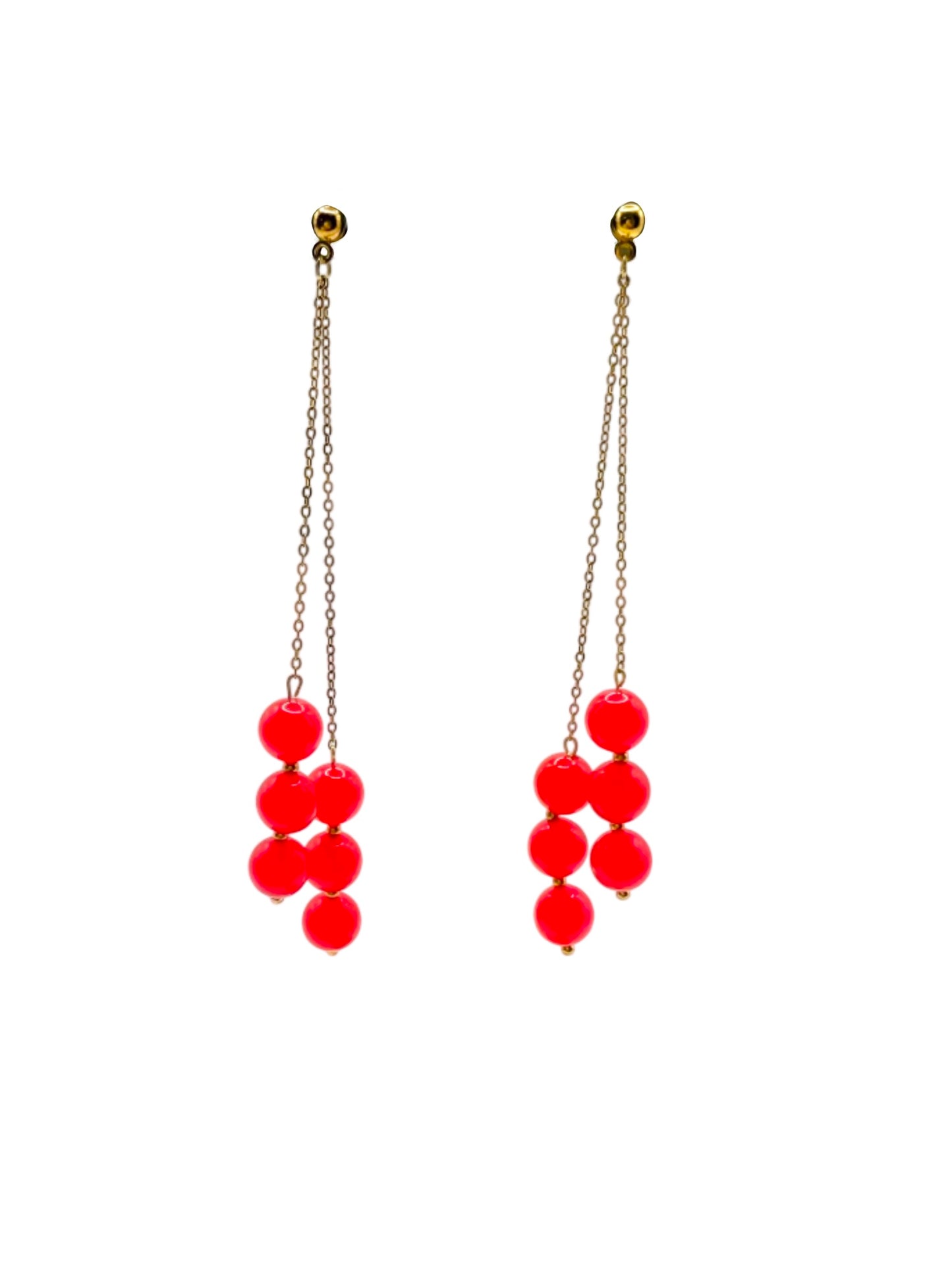 Pendientes Marina Rojos
