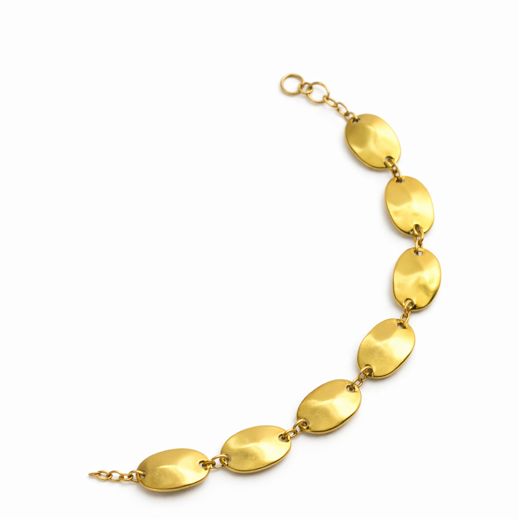 Mitad eslabones ovalados