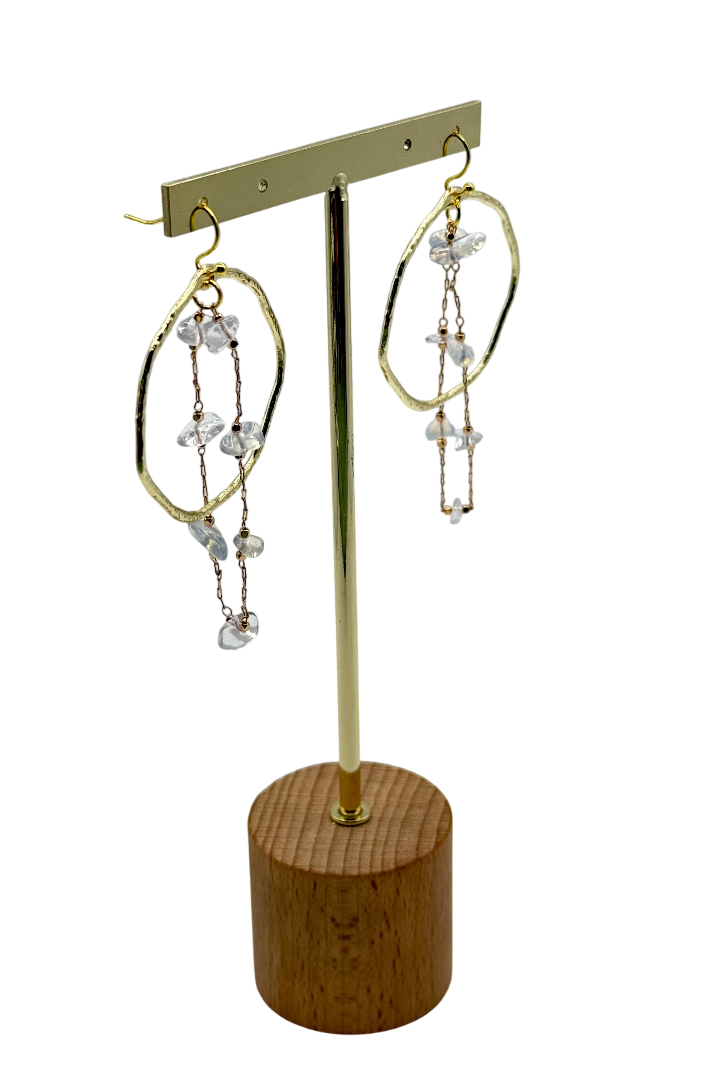 Pendientes Paloma Transparentes