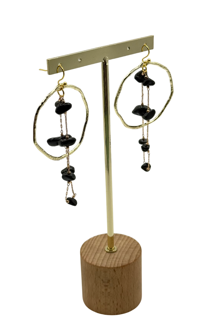 Pendientes Paloma Negros