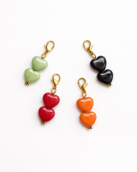 Charm Corazón doble