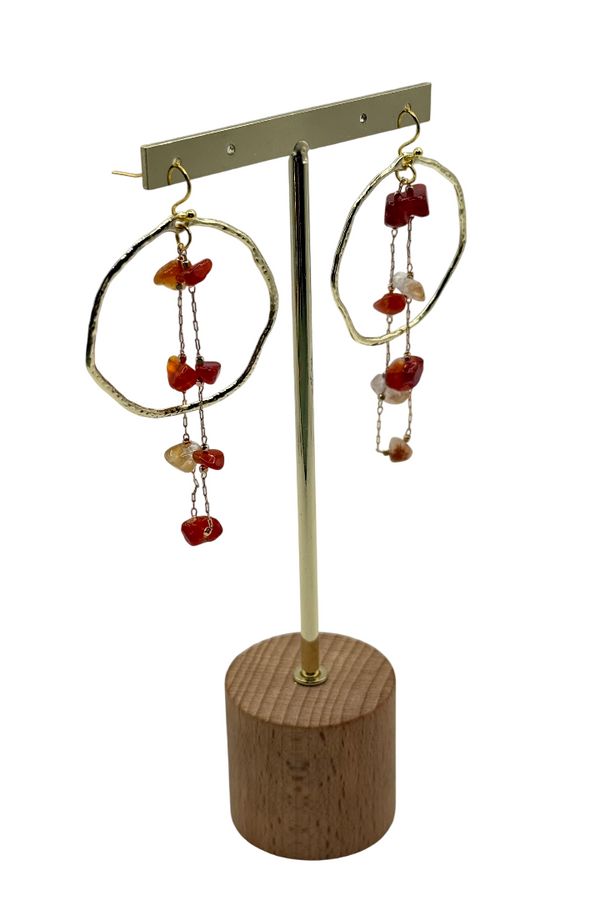 Pendientes Paloma Caramelo