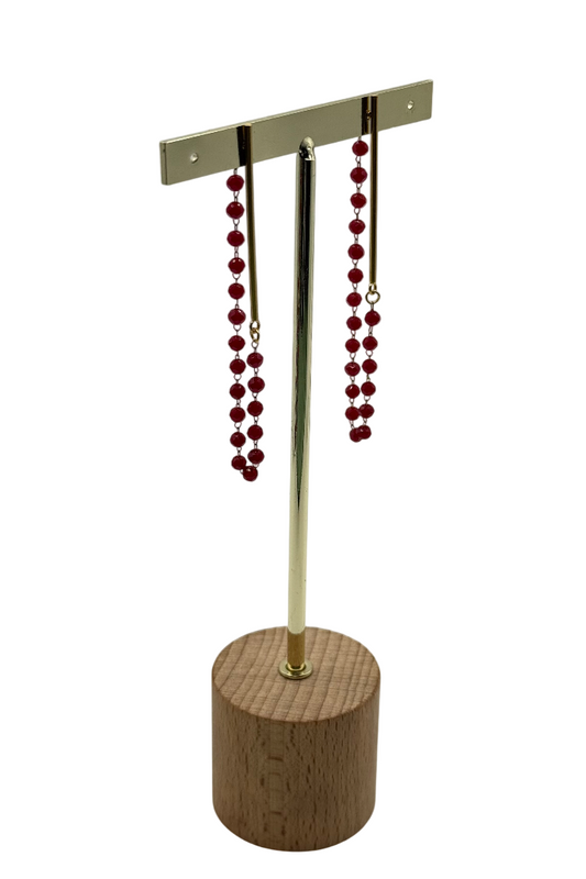 Pendientes Olma Rojos